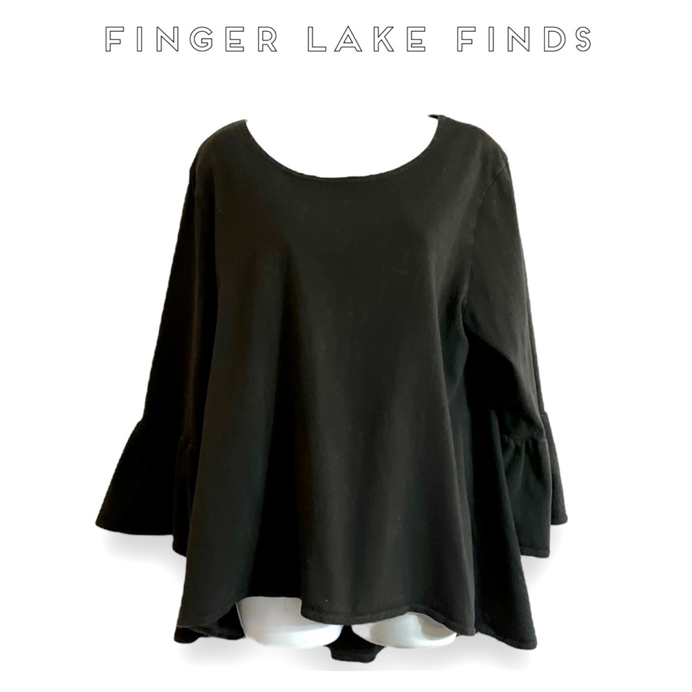 Pacific Cotton “Fran” High/Low Swing Top, L